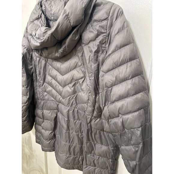 32Degrees Heat women’s size large gray puffer coat - Picture 7 of 9